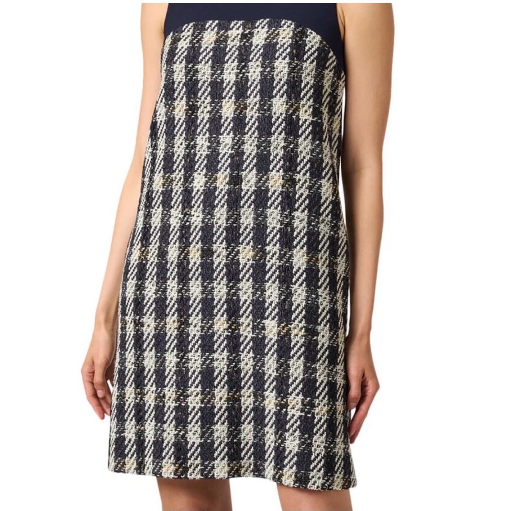 Paule Ka Tweed Wool-Blend Shift Dress